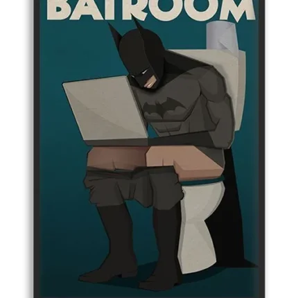 تابلوی تزئین دیوار دستشویی طرح BATROOM