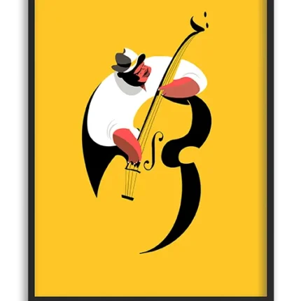 تابلوی موسیقی ویولنسل