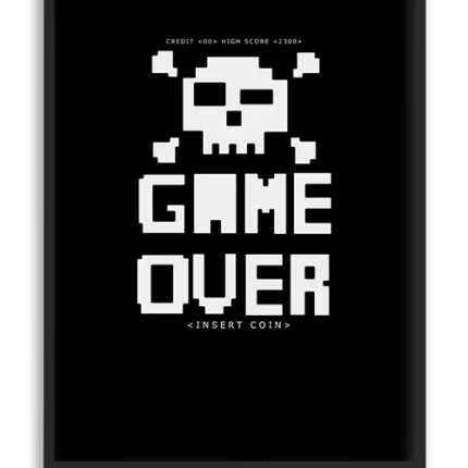 تابلوی گیم GAME OVER