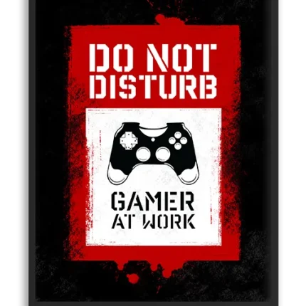 تابلو گیمر DO NOT DISTURB