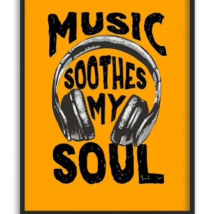 تابلوی دکوراتیو MUSIC