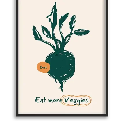 تابلو مناسب آشپزخانه طرح beet
