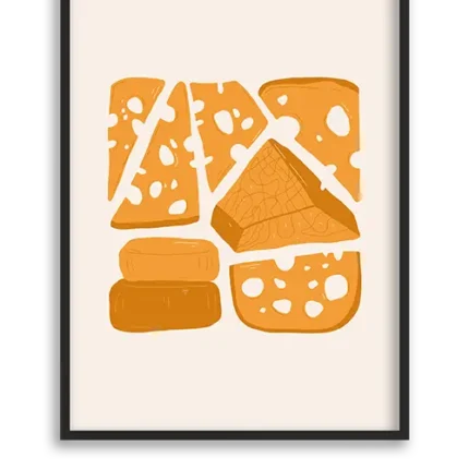 تابلو طرح خوراکی-cheese