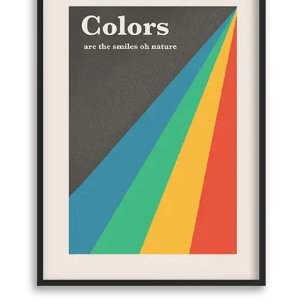 تابلو طرح مدرن-colors