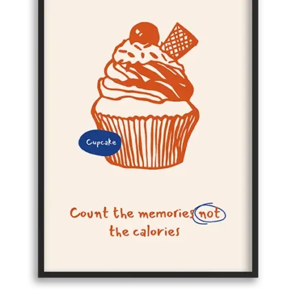 تابلو طرح کاپ کیک-cupcake