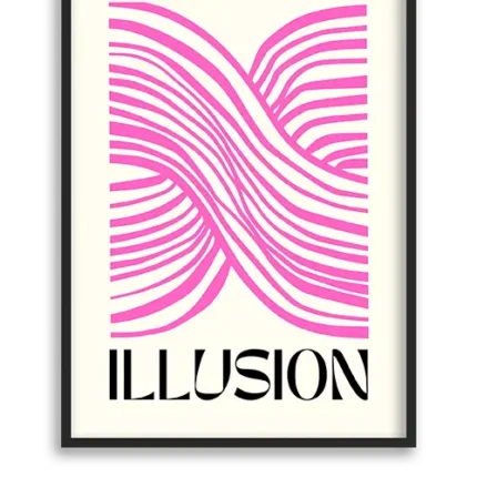 تابلو فانتزی دیواری طرح ILLUSION