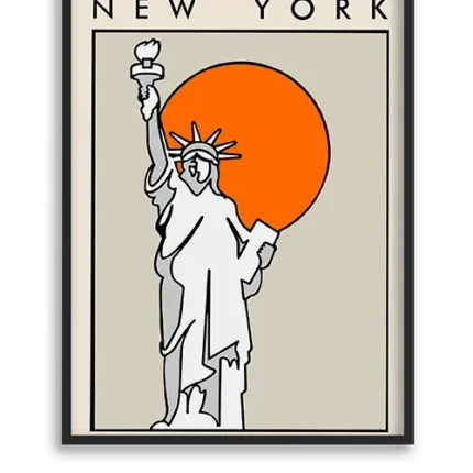 تابلو مدرن مجسمه آزادی-NEW YORK