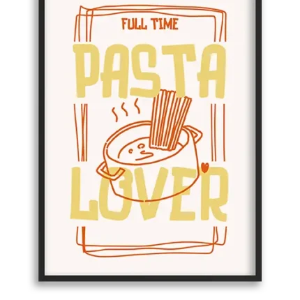 تابلو برای کافه طرح PASTA LOVER