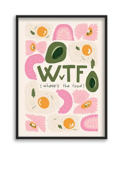 تابلو آشپزخانه WTF