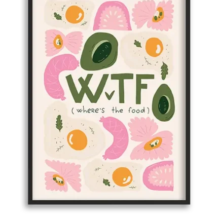تابلو آشپزخانه WTF