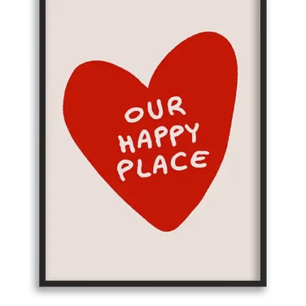 تابلو فانتزی OUR HAPPY PLACE