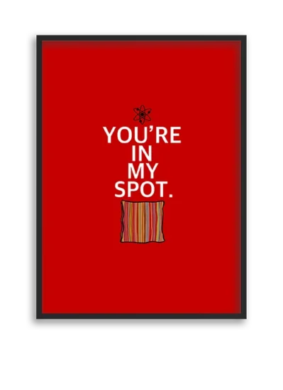 تابلو مدل مینیمال The Bing Bang Theory