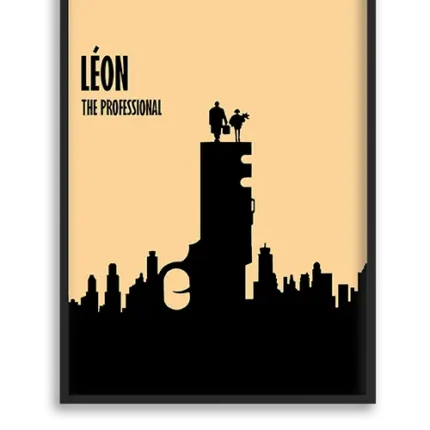 تابلو مینمال Leon