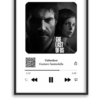 تابلو موزیک the last of us