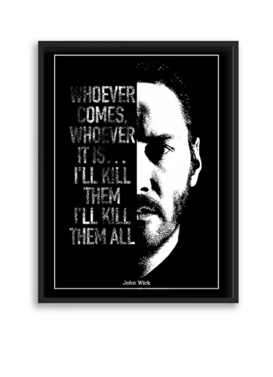 تابلو فیلم john wick