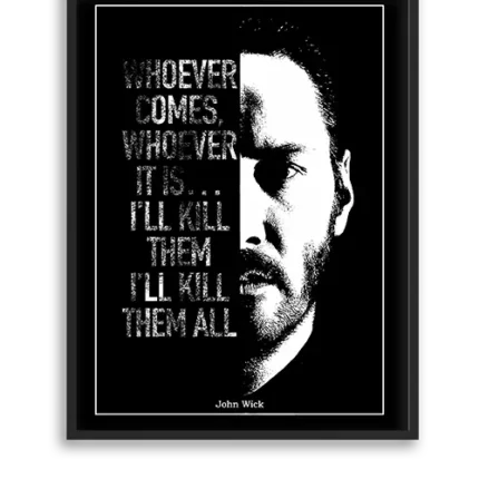 تابلو فیلم john wick